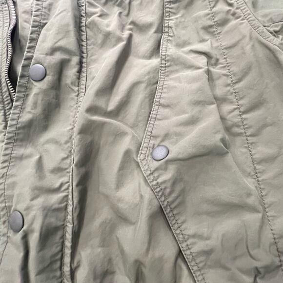 Gap Cinch Waist Utility Field Jacket Pockets Water Resistant Khaki size Medium - Picture 5 of 13